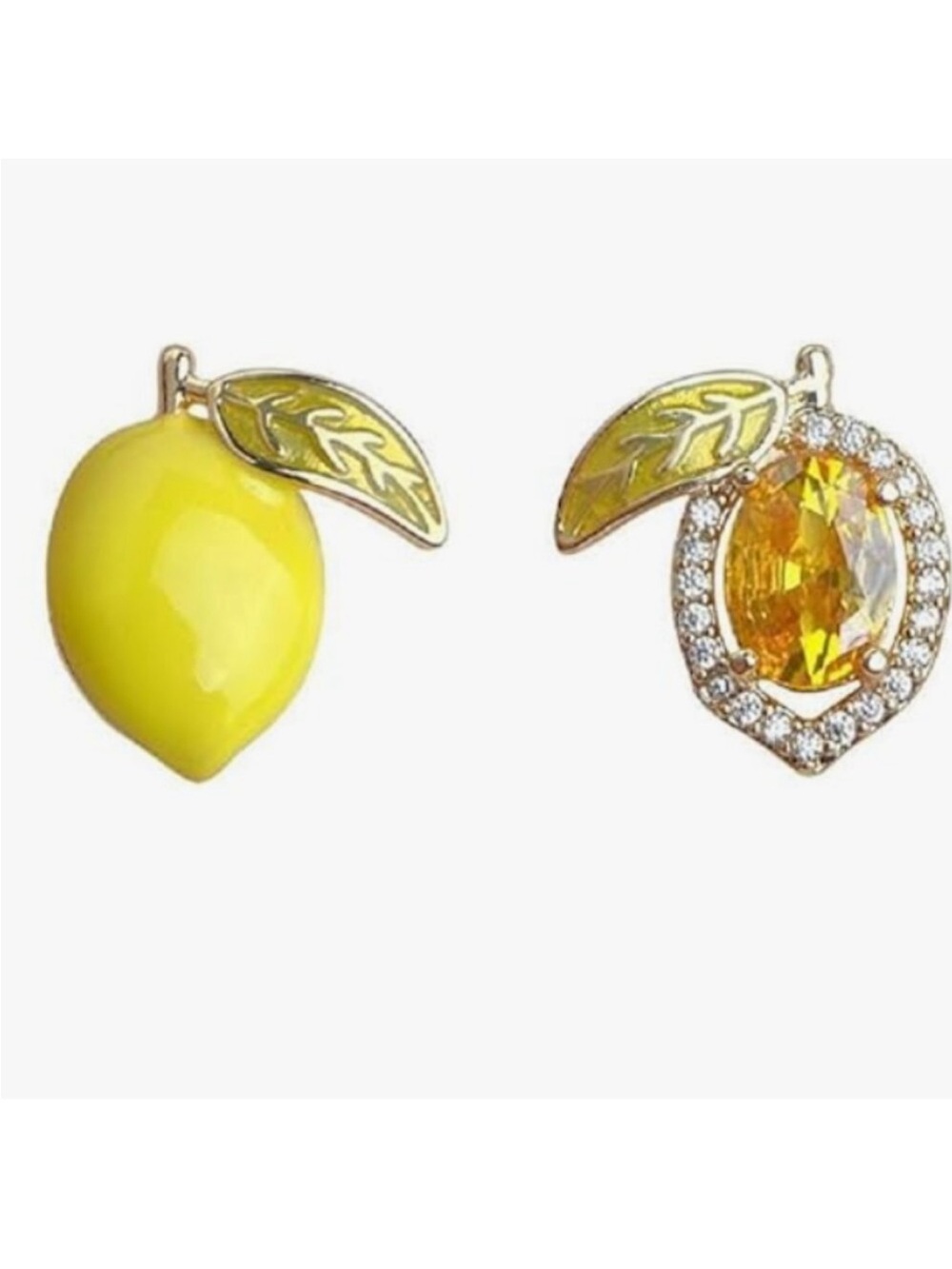 ✨ 24k Gold Plated Lemon Earrings ✨